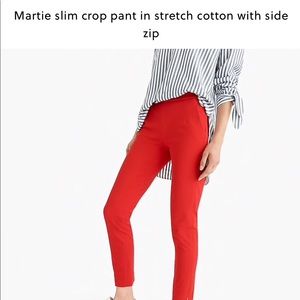 Jcrew Martin pant Size 12 in bright cerise